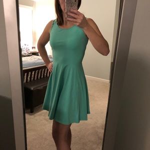 L’Amour aqua dress